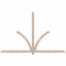 Ekena Millwork Redmond Smooth Timber Gable Bracket, Douglas Fir, 108"W x 68"H x 3 1/2"D x 3 1/2"F, 15/12 Pitch GBW108X68X0404RED00SDF - alternate 1